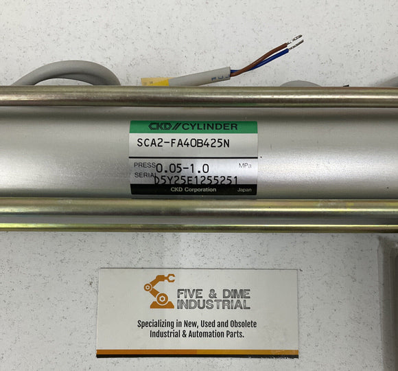 CKD SCA2-FA40B425N Pneumatic Cylinder 0.05-1.0 Press MPa