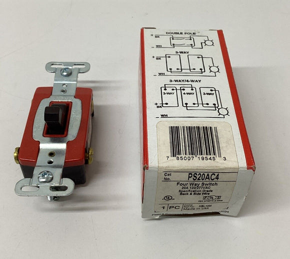 Legrand Pass & Seymour PS20AC4  20A 120/277 VAC 4-Way Switch