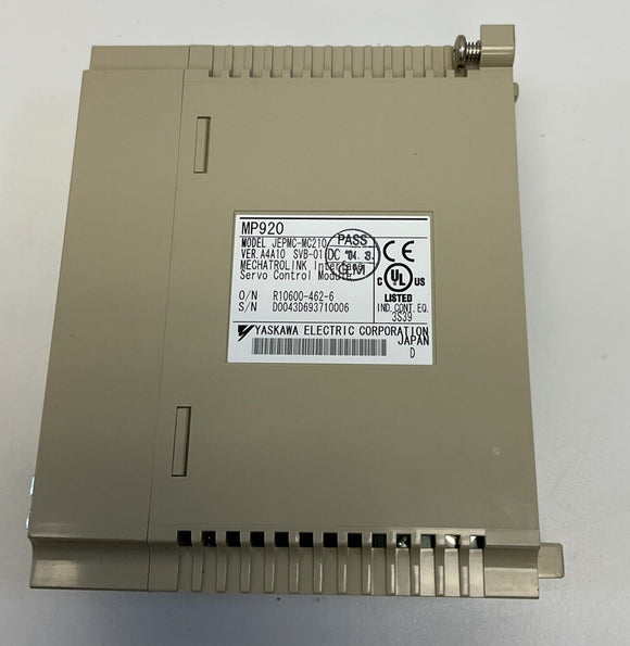Yaskawa MP920 JEPMC-MC210 Ver A4A10 SVB-01 Interface Servo Control