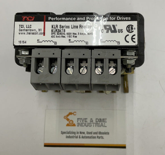 TCI KLR3ATB Line Reactor 3PH, 600V, 3 Amps