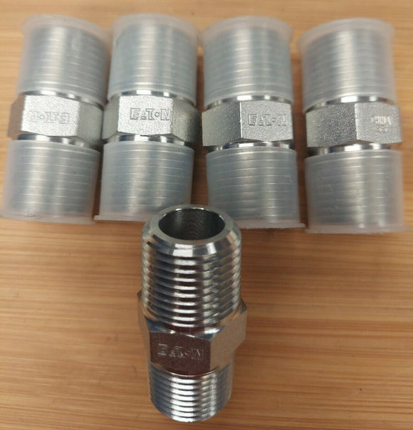 Eaton 2083-8-8S Union NPT-NPT 1/2" Straight. Lot of (5)