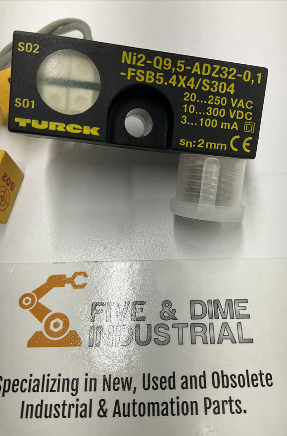 Turck Ni2-Q9,5-ADZ32-0,1-FSB5.4X4 S304 Proximity Sensor