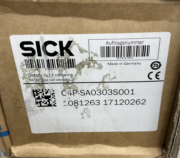Sick C4P-PA0303S001 Light Curtain Set 300mm Height 30 Meter Range