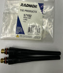 Radnor 57Y02 Package of 2 Long Black Cap for TIG-2