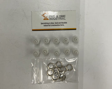 Colder Products CPC SMFPMD02 Lot of 10 Barb 1/8" Valved Panel Coupling