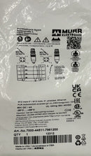 Murr 7000-44511-7961200 M12, Male/Male, 4-Pin, 12 Meters Ethernet Cable-3