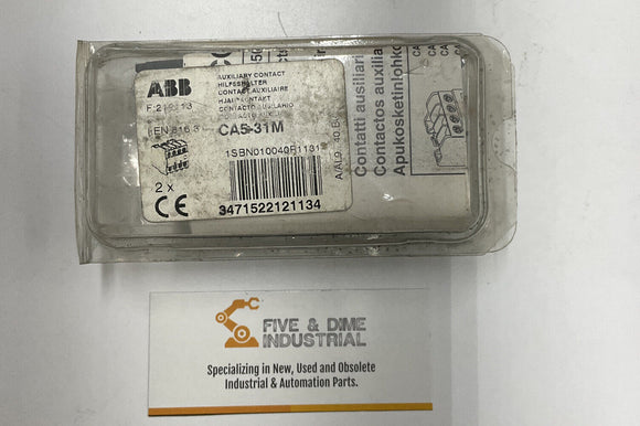 ABB CA5-31M Package of (2) Auxiliary Contact Block