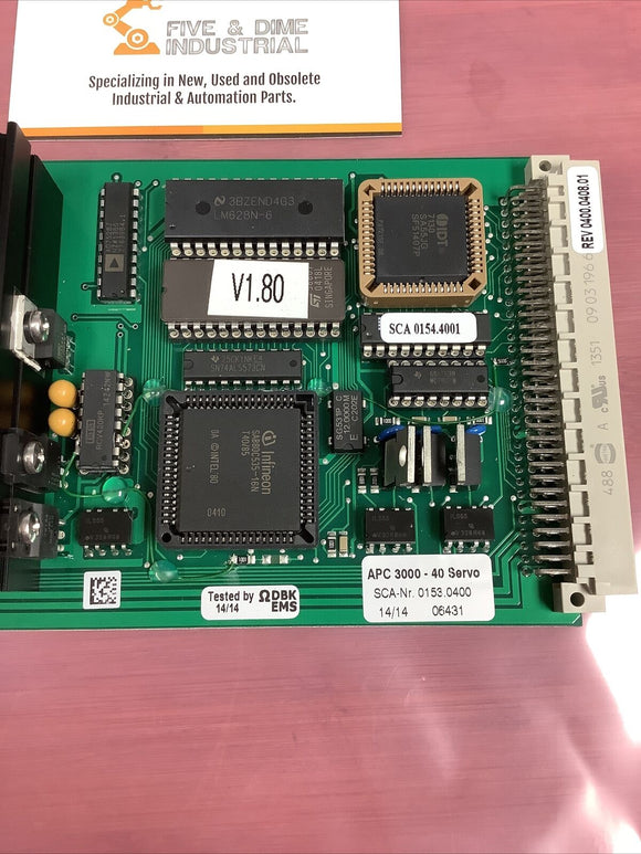 SCA Servo Board 0153.0400 APC 3000-40