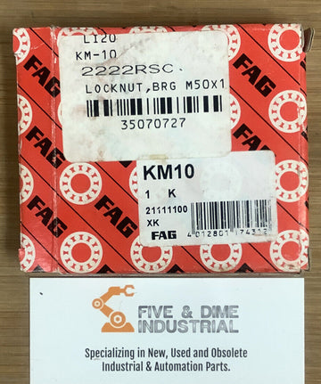 Fag  KM10 Locknut - 0