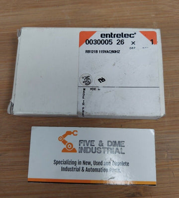 Entrelec  30-005-26 Relay Control Module 115 VAC RB121B