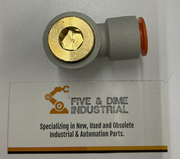 SMC KQ2VS13-37S Tube Hex Socket Elbow Fitting 1/2" NPT X 1/2" OD