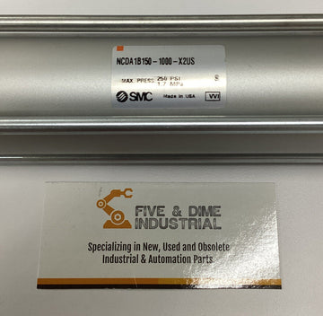 SMC NCDA1B150-100-X2US  250 PSI Max Pneumatic Cylinder - 0