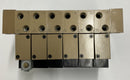 CKD M4L280-06-6-510000 6-Bank 24VDC Solenoid Valve Manifold 4L219-7