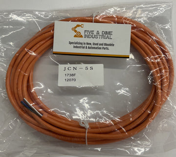 Sick JCN-5S 4-Pin Cable Cordset, 5 Meters M8 Female Straight Pigtail