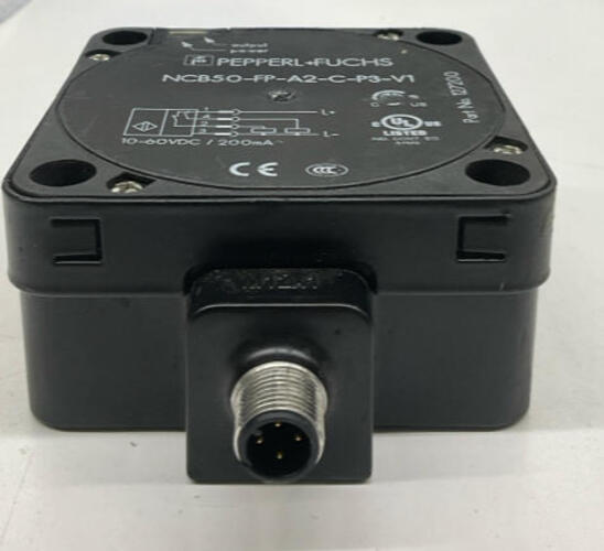 Pepperl Fuchs 127200 Proximity Sensor NCB50-FP-A2-C-P3-V1 / 10-60VDC