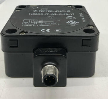 Pepperl Fuchs 127200 Proximity Sensor NCB50-FP-A2-C-P3-V1 / 10-60VDC - 0