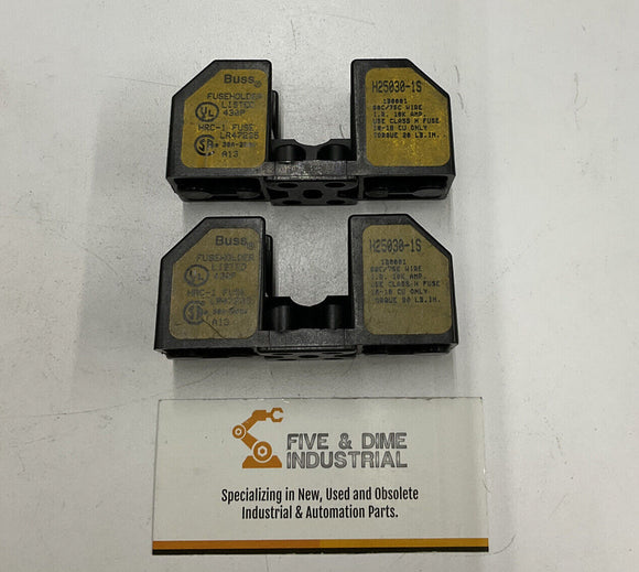 Bussmann H25030-1S Lot of (2) Fuse Holder 30A 250V