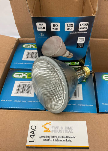 Eiko 60PAR30LN/H/FL-120V Long Neck Flood Lamps Bulbs Case of 6