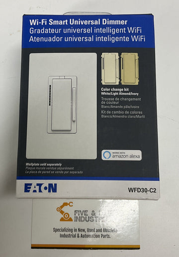 Eaton WFD30-C2-BX-LW Wi-Fi Smart Universal Dimmer White Almond Ivory
