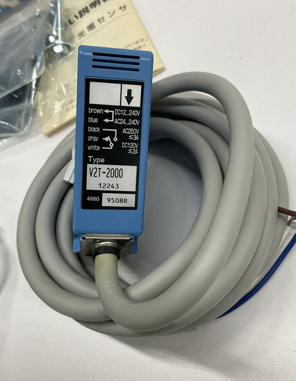 Sick Optex V2T-2000 V-2E Photoelectric Sensor Kit