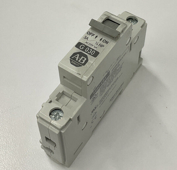 Allen Bradley 1492-CB1G030 Ser. C Circuit Breaker 3A
