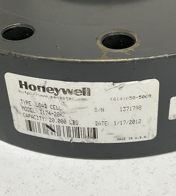 Honeywell 3174-20K Load Cell 20,000 Lbs