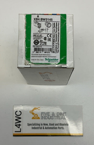 Schneider Electric XB4-BW3145 White Push Button