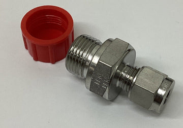 Parker M6MSC3/8R-316 Stainless 6MM to A-Lock Male Fitting - 0