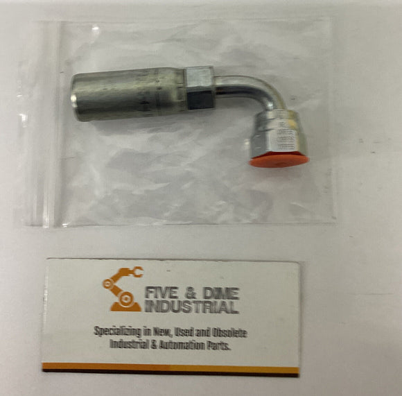 Parker IJ955-4-4 Seal-Lok Swivel 90° x 1/4" Hose Elbow Short Drop