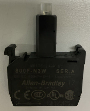 Allen Bradley 800F Ser. A White Led Module 24 Vdc - 0