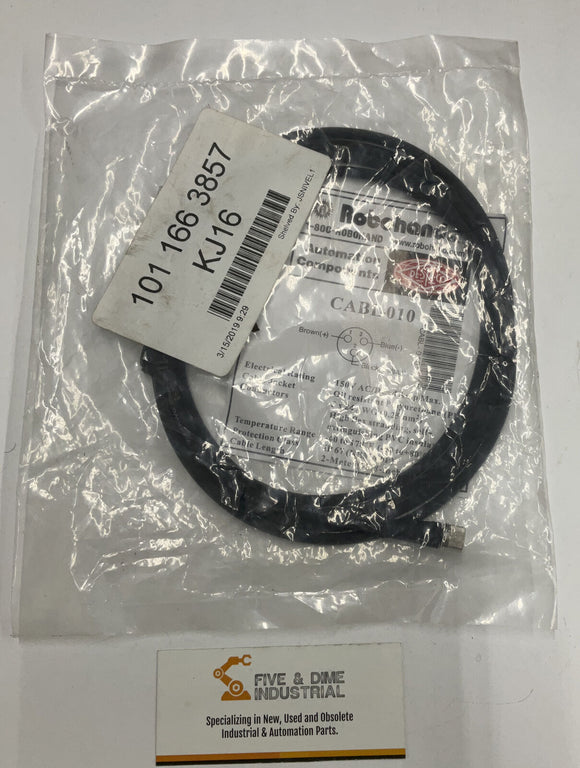 Robohand De-Sta-Co CABL-010 Cordset 150V AC/DC 4A 2 Meters