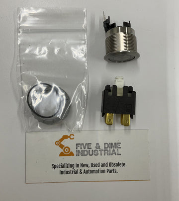 Schurter 1241.6834.1122000 Green Illuminated Dpst Switch 12A 250V - 0