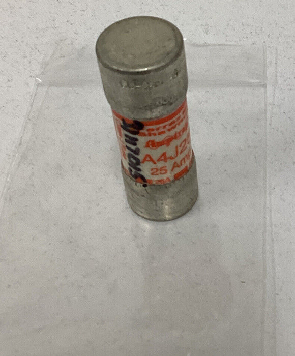 Ferraz Shawmut Lot of (2)  A4J25  25 Amp  Class J Fuses