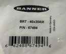 Banner BRT-40X20AM Retro Reflective Target Reflector 67494-5