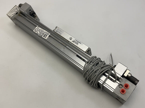 SMC MY1B32G-200H-Y7NWL Rodless Cylinder w/ Shock Absorber & Sensors