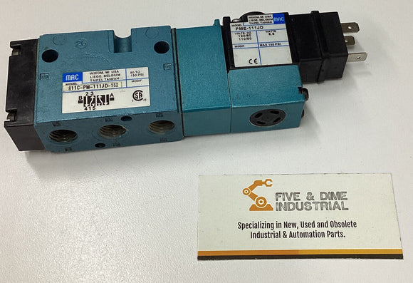 Mac 811C-PM-111JD-152 110/120 VAC Solenoid Valve