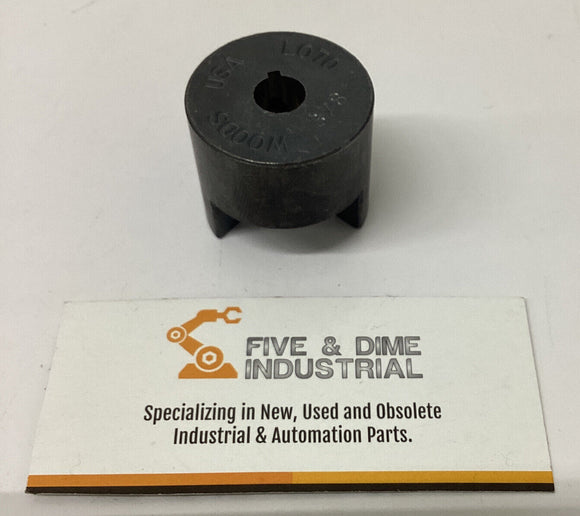 TB Woods  L070X3/8 L-Jaw Coupling Hub  3/8'' Finished Bore