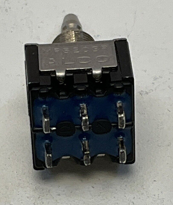 Alco-Switch MPS-203R DPDT Push Button Switch 125VAC