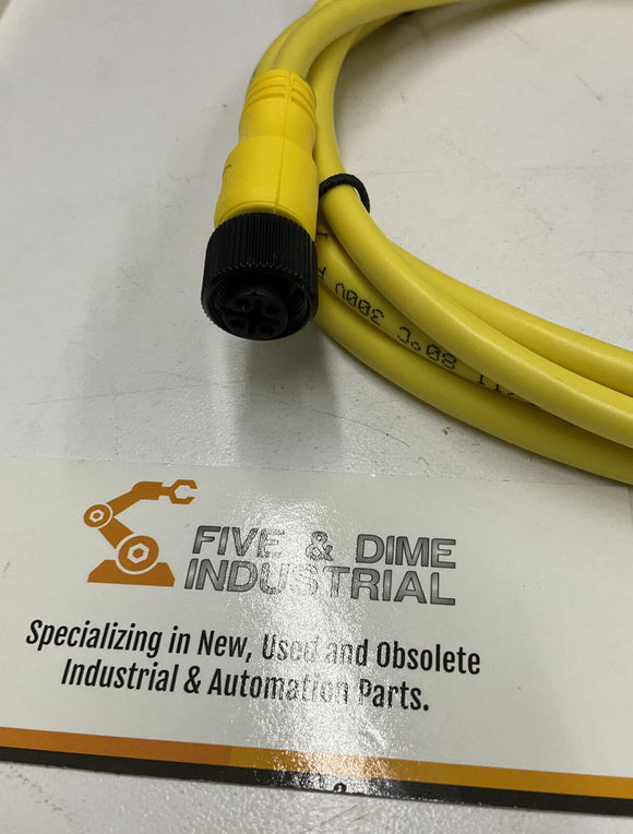 Allen Bradley 889-F4AC-2 Bulletin QD Cordset 4-Pin 2 Meters