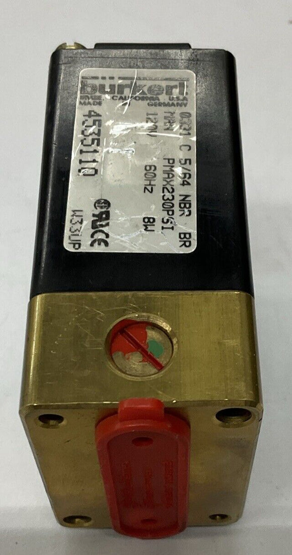 Burkret 453511Q 120 Vac Solenoid Valve
