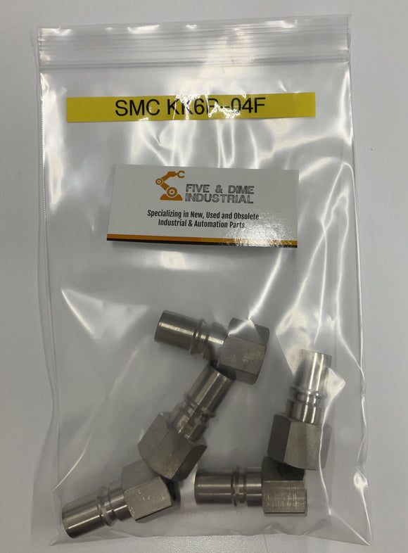 SMC KK6P-04F Lot of 5  Female Plug S Couplers