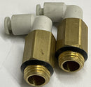 SMC KQ2W04-U02  Elbow Fittings 4mm Tube x 1/2 Uni (Pkg of 2)-5
