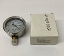 PJC  201L-254G 0-30 PSI Filled Vacuum Gauge 2.5''  1/4'' NPT Lower-1