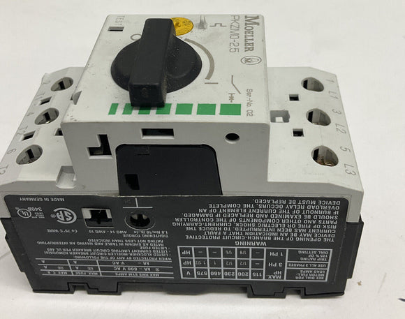 Moeller PKZM0-2.5 Motor Protector Starter 1.6-2.5Amps