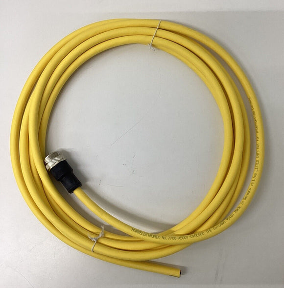Murr 7700-A5001-U1D0500 Mini 7/8'' 5-Pole, Male Cable 5 Meter