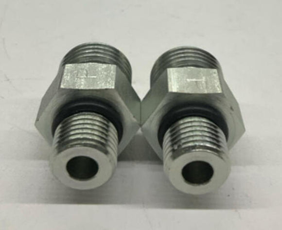 Parker 6-5-F50L0-5  3/8" x 1/2" Straight Seal-Lok Nipple 2-pack