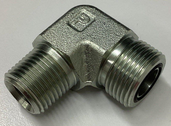 Parker 10-CLO-S 5/8"x 3/4-14 NptF Seal-Lok Orfs 90° Fitting