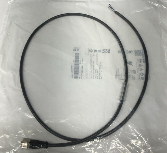 Murr 7000-12221-6140100 M12 Single-End 4-Pole Female Cable 1-Meter