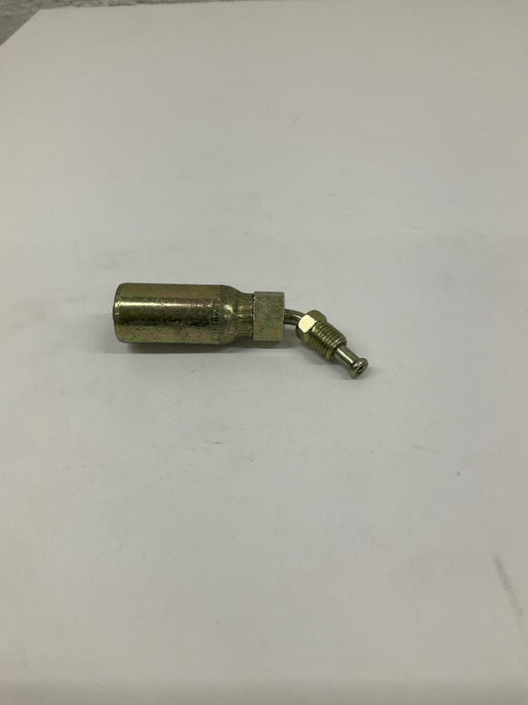 Kurt Hydraulics MIX45-04-03  1/4'' Hose ID Crimp x 3/16'' Inverted Flare 45°