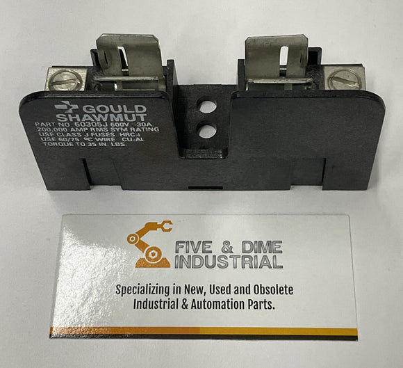 Gould Shawmut 60305J Adder Fuse Block for Class J Fuses, 600V 30A
